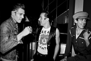 Looking different ways B&W